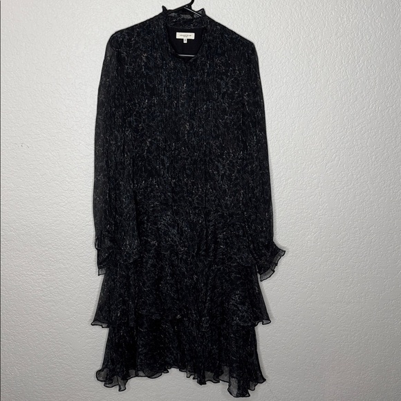 NEW LAFAYETTE 148 NY Raines 100% Silk Midi Dress Small Quiet Luxury Natural - Picture 2 of 10